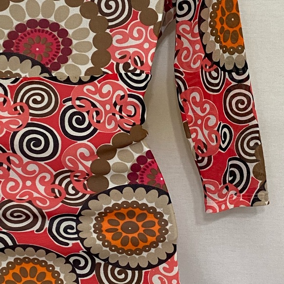 F-133 INC International Concepts Colorful 1/2 Sleeve Pullover Blouse Size S - Picture 8 of 12